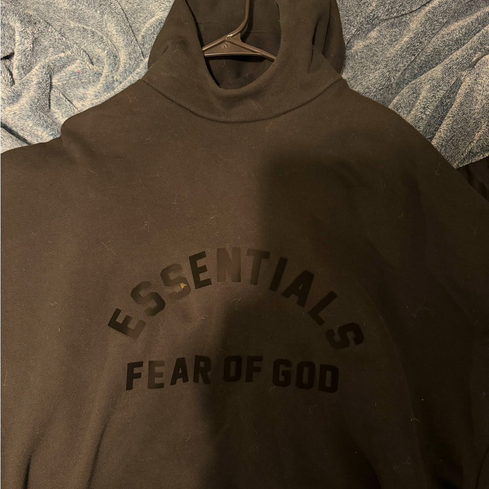 Essentials Fear of God Black Hoodie